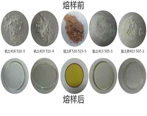 Bauxite samples prepared by Ruishenbao High Frequency Induction Fusion